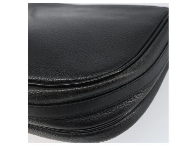 Autre Marque Borsa a Spalla Burberrys in Pelle Nera e Oro Auth ep12303 Nero D'oro - vista 15