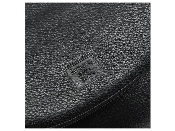 Autre Marque Borsa a Spalla Burberrys in Pelle Nera e Oro Auth ep12303 Nero D'oro - vista 17