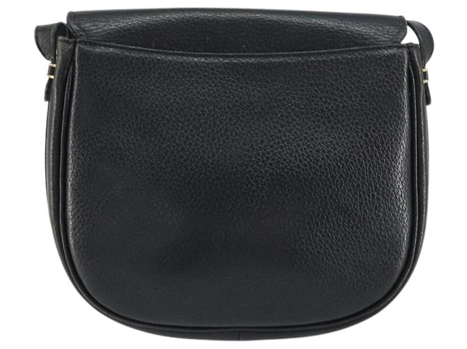 Autre Marque Borsa a Spalla Burberrys in Pelle Nera e Oro Auth ep12303 Nero D'oro - vista 2
