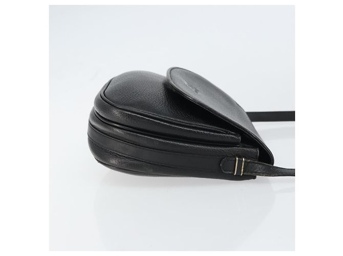 Autre Marque Borsa a Spalla Burberrys in Pelle Nera e Oro Auth ep12303 Nero D'oro - vista 3