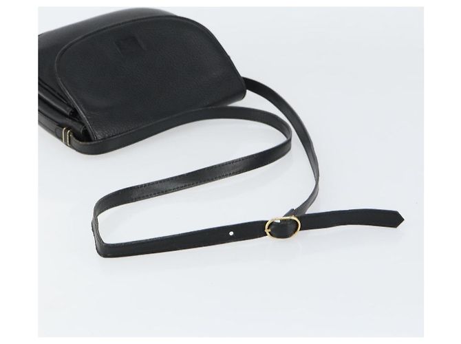 Autre Marque Borsa a Spalla Burberrys in Pelle Nera e Oro Auth ep12303 Nero D'oro - vista 7