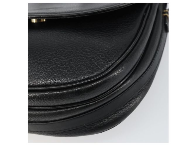 Autre Marque Borsa a Spalla Burberrys in Pelle Nera e Oro Auth ep12303 Nero D'oro - vista 9