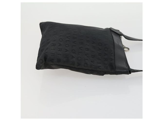 Bulgari Borsa Tote BVLGARI in tela 3 pezzi nera Auth 151805 Nero - vista 17
