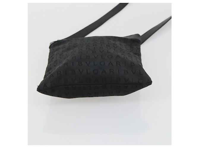 Bulgari Borsa Tote BVLGARI in tela 3 pezzi nera Auth 151805 Nero - vista 20