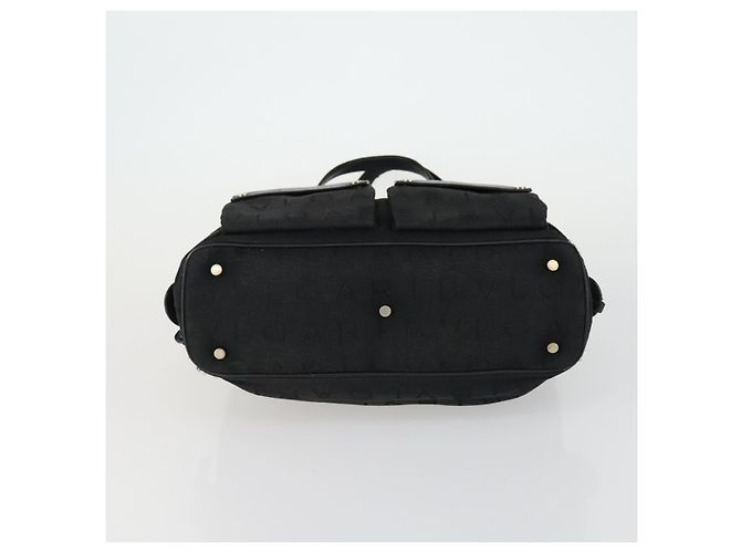 Bulgari Borsa Tote BVLGARI in tela 3 pezzi nera Auth 151805 Nero - vista 7