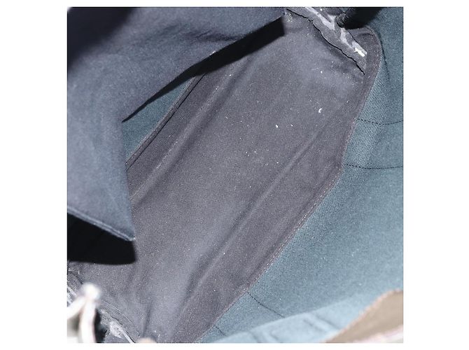 Borsa Tote Gancini in Pelle Marrone Argento Auth 156802 di Salvatore Ferragamo - vista 11
