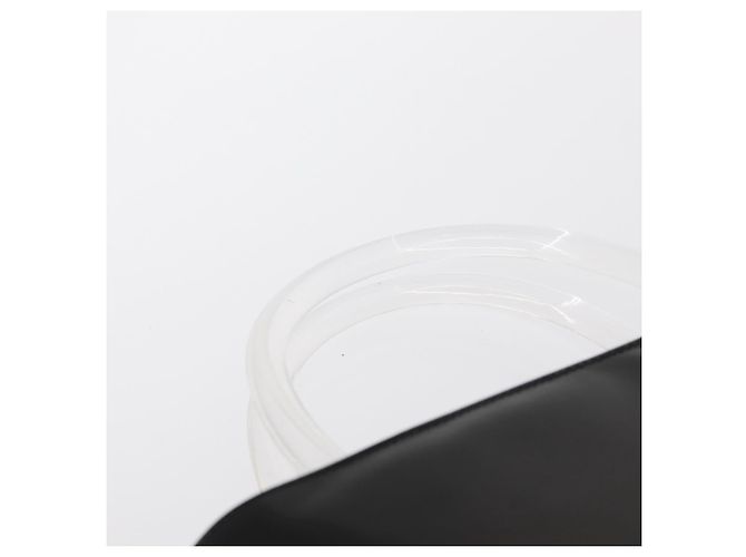 PRADA Borsa a Mano Smalto Nero Auth 156803 - vista 8