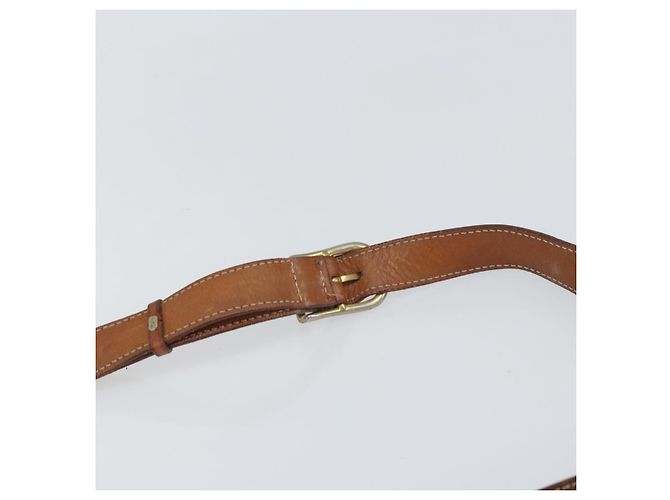 Céline Borsa a spalla in tela Macadam CELINE in pelle PVC marrone e oro Auth fm4980 D'oro - vista 8