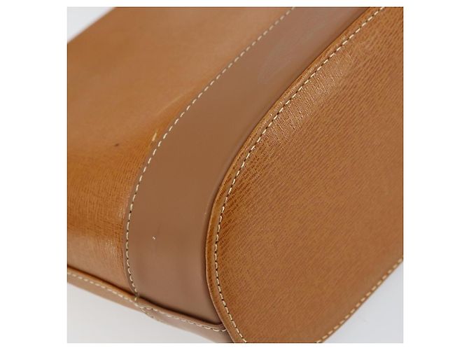 Burberry Tote Bag aus Leder Braun Gold Auth ep12232 Golden - Ansicht 16