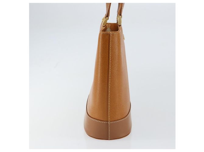 Burberry Tote Bag aus Leder Braun Gold Auth ep12232 Golden - Ansicht 3
