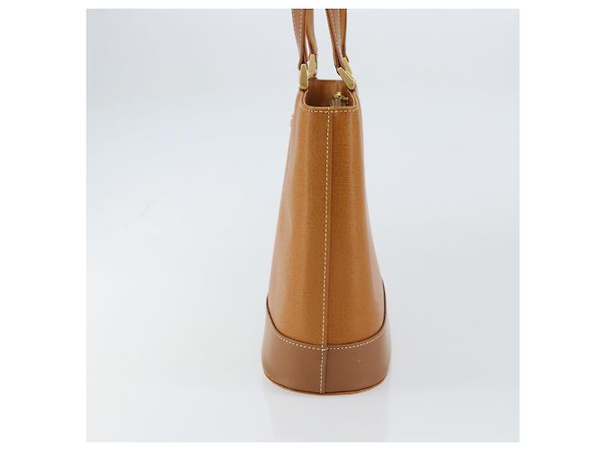 Burberry Tote Bag aus Leder Braun Gold Auth ep12232 Golden - Ansicht 4