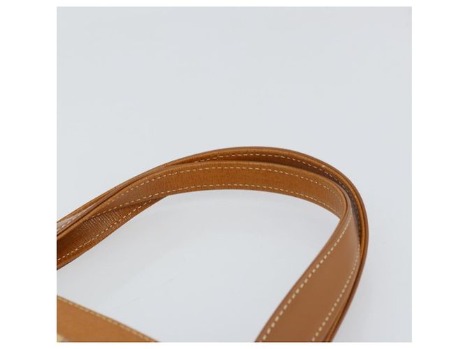 Burberry Tote Bag aus Leder Braun Gold Auth ep12232 Golden - Ansicht 8