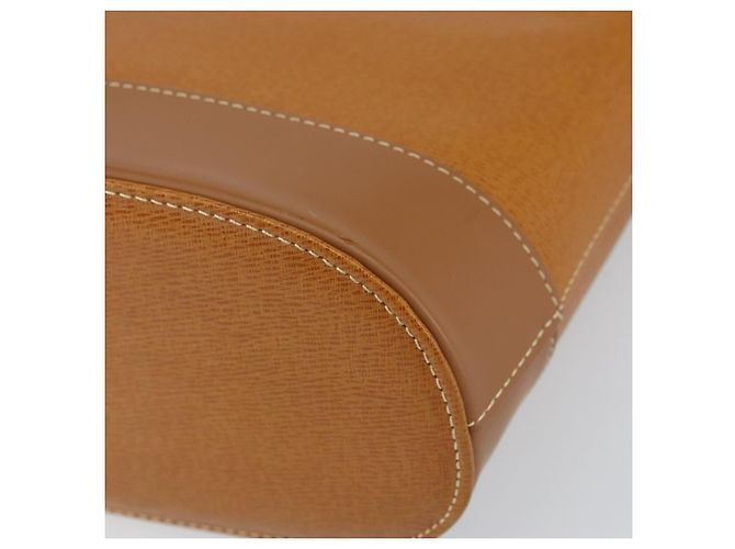 Burberry Tote Bag aus Leder Braun Gold Auth ep12232 Golden - Ansicht 9