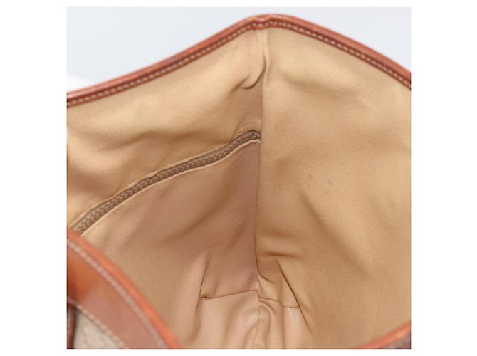 Céline Borsa Tote in Tela Macadam CELINE PVC Beige Oro Auth 156447 D'oro - vista 19