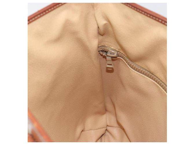 Céline Borsa Tote in Tela Macadam CELINE PVC Beige Oro Auth 156447 D'oro - vista 20