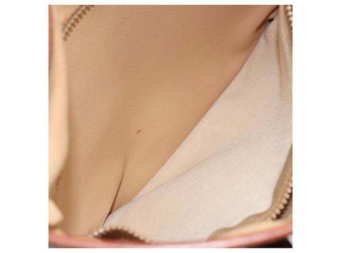 Céline Borsa Tote in Tela Macadam CELINE PVC Beige Oro Auth 156447 D'oro - vista 22