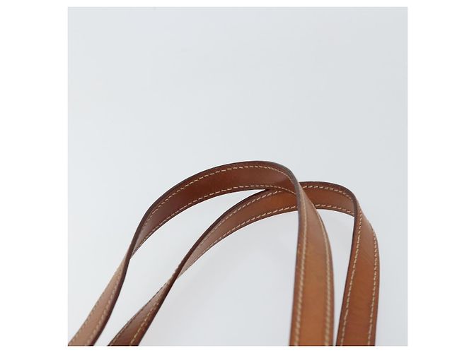 Céline Borsa Tote in Tela Macadam CELINE PVC Beige Oro Auth 156447 D'oro - vista 8