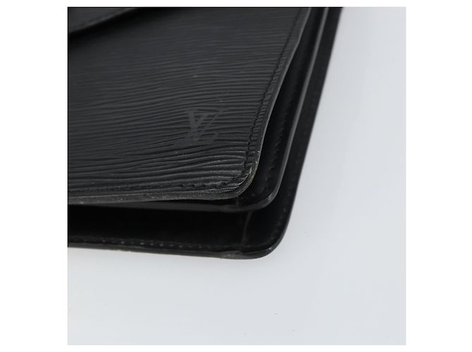 LOUIS VUITTON Borsa a Mano Epi Concorde Nera M52132 LV Auth ep12387 Nero - vista 14