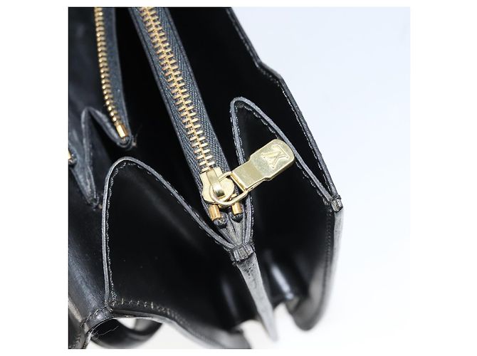 LOUIS VUITTON Borsa a Mano Epi Concorde Nera M52132 LV Auth ep12387 Nero - vista 23