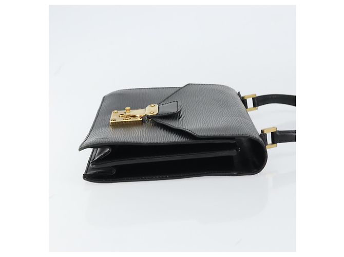 LOUIS VUITTON Borsa a Mano Epi Concorde Nera M52132 LV Auth ep12387 Nero - vista 3