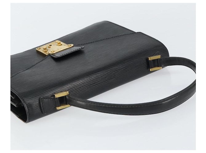 LOUIS VUITTON Borsa a Mano Epi Concorde Nera M52132 LV Auth ep12387 Nero - vista 6