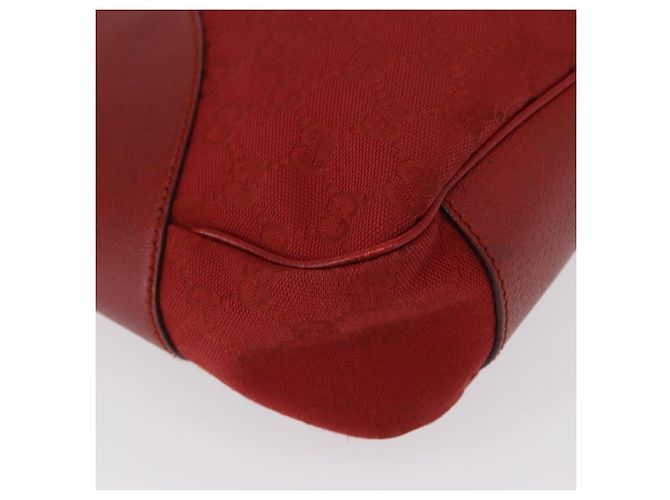 Borsa a Spalla GG Canvas Gucci Rossa Argento 113012 Auth 156421 Rosso - vista 15