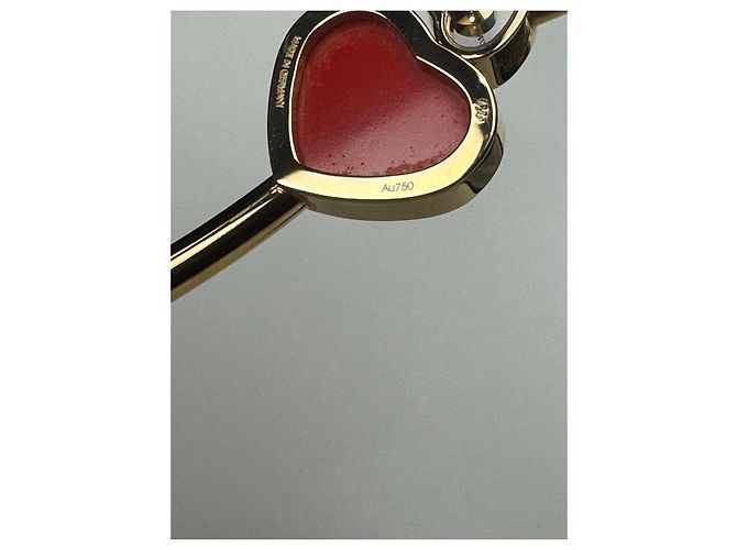 Bracciale Chopard Happy Hearts realizzato in pregiato oro rosa 750 (18 carati). D'oro - vista 11