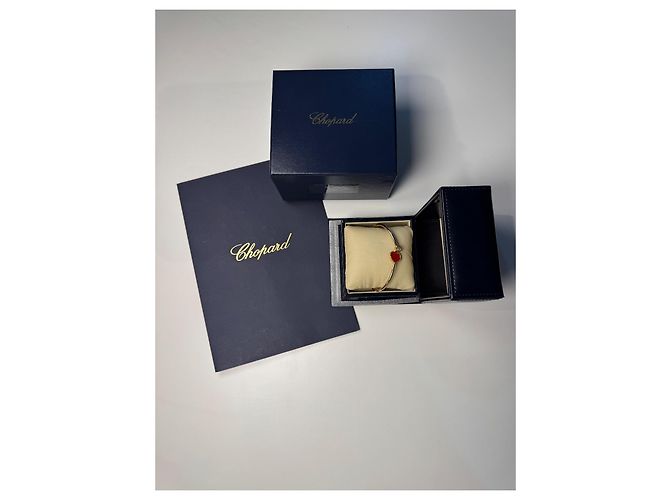 Bracciale Chopard Happy Hearts realizzato in pregiato oro rosa 750 (18 carati). D'oro - vista 9