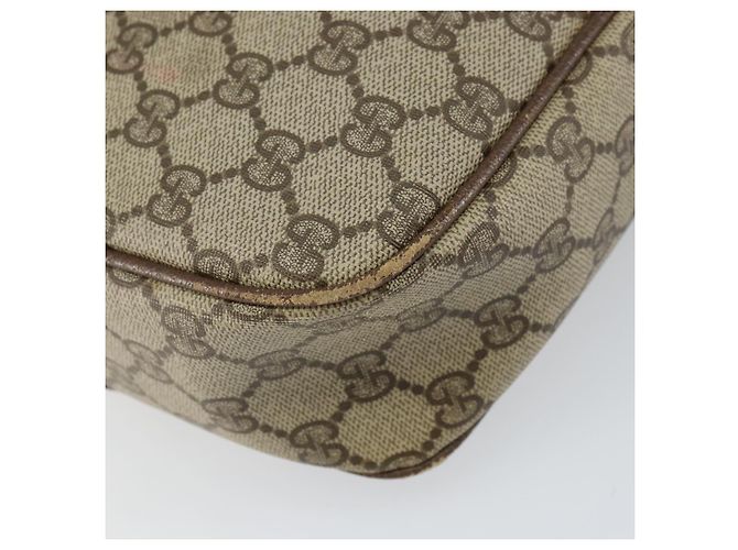 Gucci Borsa a Spalla GG Supreme PVC Beige Oro Auth ep12302 D'oro - vista 15