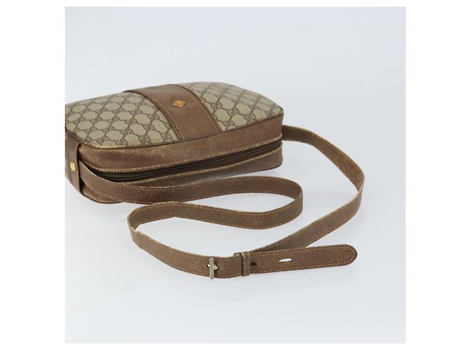 Gucci Borsa a Spalla GG Supreme PVC Beige Oro Auth ep12302 D'oro - vista 7