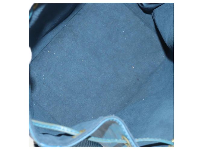 Noe LOUIS VUITTON Epi Petit Noé Borsa a Spalla Blu M44105 LV Auth SW1860 - vista 11