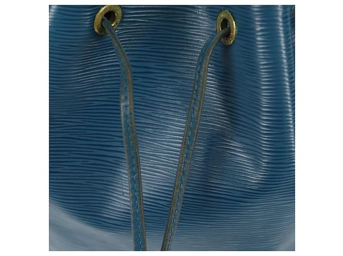 Noe LOUIS VUITTON Epi Petit Noé Borsa a Spalla Blu M44105 LV Auth SW1860 - vista 19