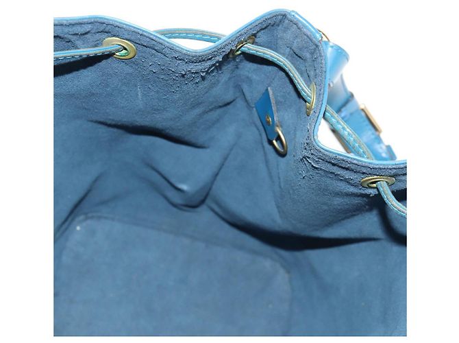 Noe LOUIS VUITTON Epi Petit Noé Borsa a Spalla Blu M44105 LV Auth SW1860 - vista 20