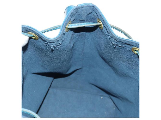 Noe LOUIS VUITTON Epi Petit Noé Borsa a Spalla Blu M44105 LV Auth SW1860 - vista 21
