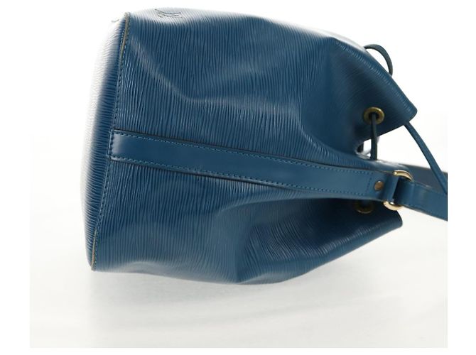 Noe LOUIS VUITTON Epi Petit Noé Borsa a Spalla Blu M44105 LV Auth SW1860 - vista 4