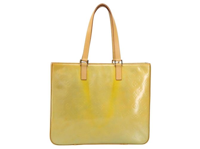 LOUIS VUITTON Borsa Tote Columbus Monogram Vernis Grigio M91028 LV Auth gh1389 - vista 13