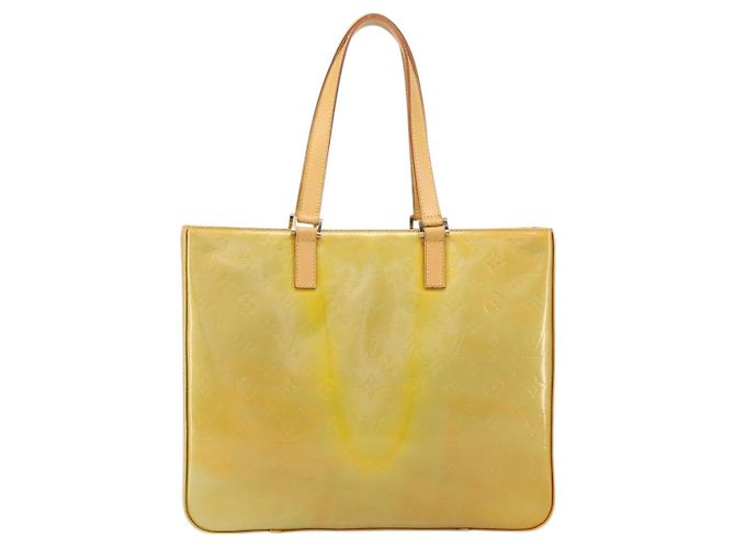 LOUIS VUITTON Borsa Tote Columbus Monogram Vernis Grigio M91028 LV Auth gh1389 - vista 2