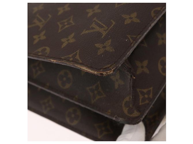 LOUIS VUITTON Serviette Fermoir Monogram Borsa Business Vintage M53305 Auth am9816 Monogramma - vista 16