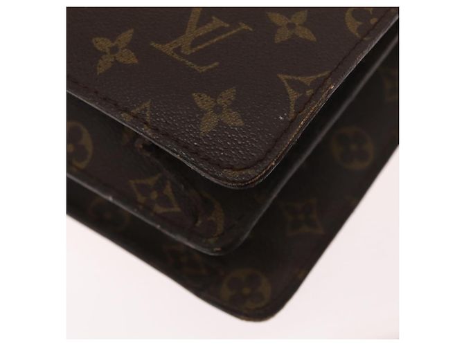 LOUIS VUITTON Serviette Fermoir Monogram Borsa Business Vintage M53305 Auth am9816 Monogramma - vista 17