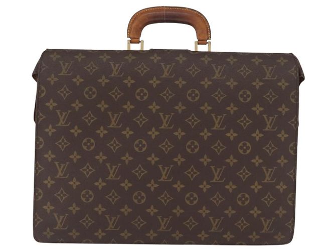LOUIS VUITTON Serviette Fermoir Monogram Borsa Business Vintage M53305 Auth am9816 Monogramma - vista 2