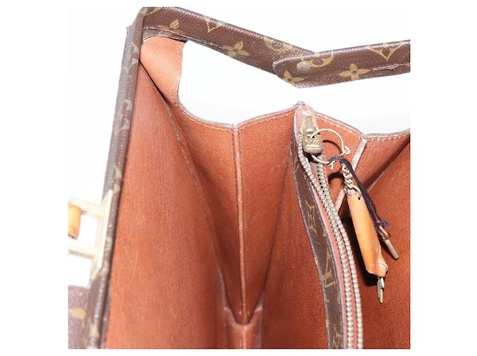 LOUIS VUITTON Serviette Fermoir Monogram Borsa Business Vintage M53305 Auth am9816 Monogramma - vista 20