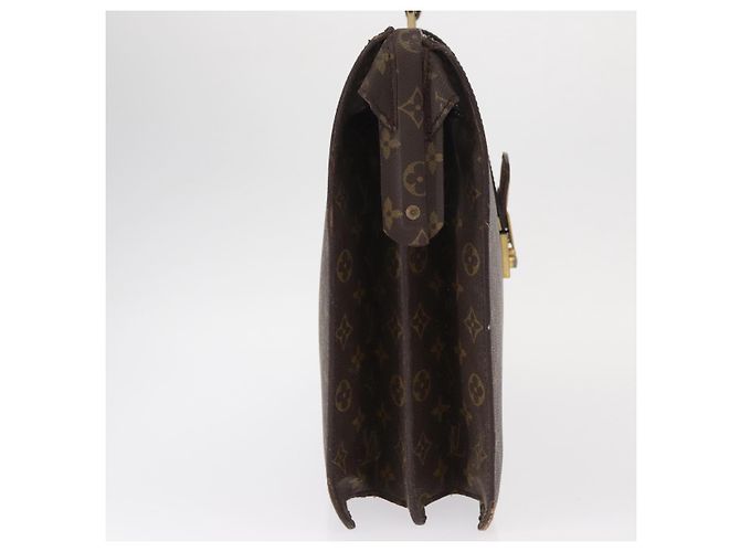 LOUIS VUITTON Serviette Fermoir Monogram Borsa Business Vintage M53305 Auth am9816 Monogramma - vista 4