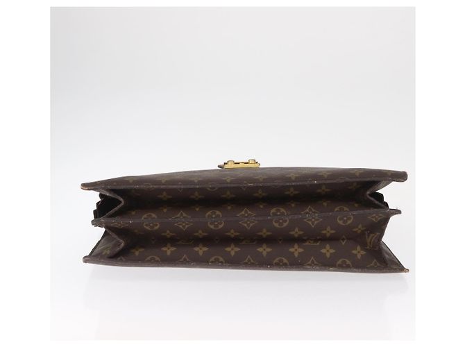 LOUIS VUITTON Serviette Fermoir Monogram Borsa Business Vintage M53305 Auth am9816 Monogramma - vista 5