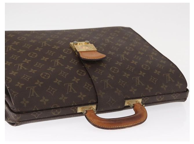 LOUIS VUITTON Serviette Fermoir Monogram Borsa Business Vintage M53305 Auth am9816 Monogramma - vista 6