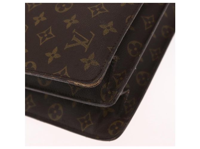 LOUIS VUITTON Serviette Fermoir Monogram Borsa Business Vintage M53305 Auth am9816 Monogramma - vista 8