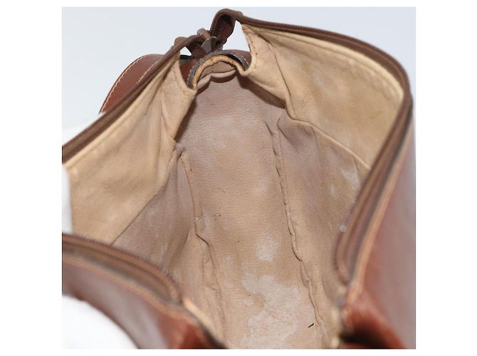 Gucci Borsa a Spalla Micro GG Supreme PVC Beige Oro 001 115 4001 Auth ep12296 D'oro - vista 19