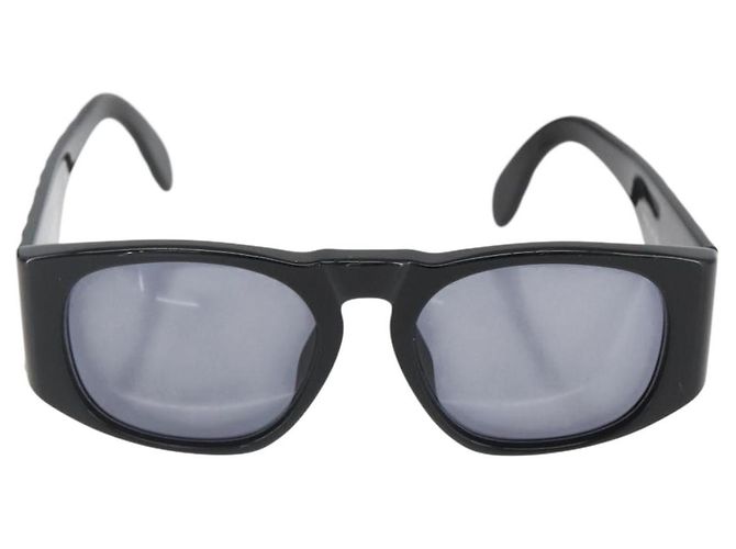 Gafas de sol CHANEL de plástico Negro CC Auth 156144 - vista 2