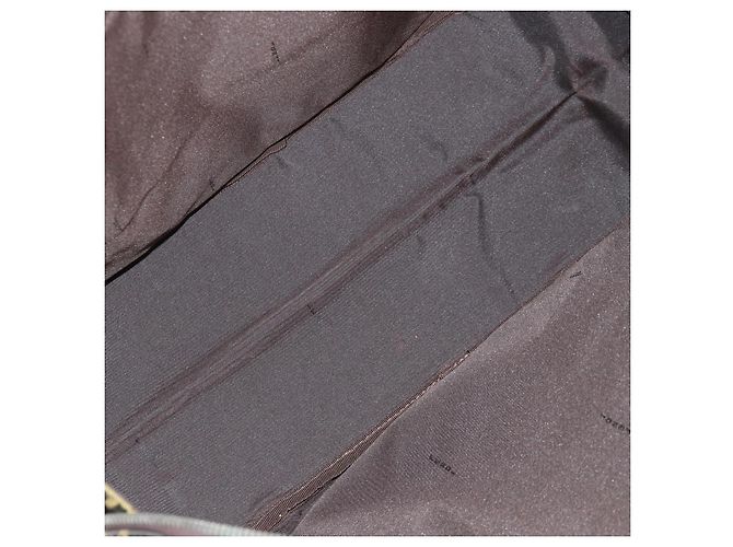 Borsa Boston in tela Zucca FENDI nera e marrone Auth ep12318 Nero - vista 10