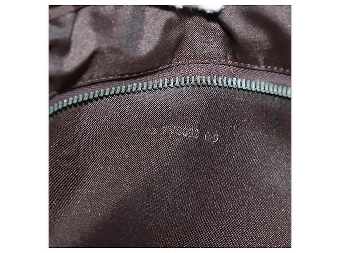 Borsa Boston in tela Zucca FENDI nera e marrone Auth ep12318 Nero - vista 11