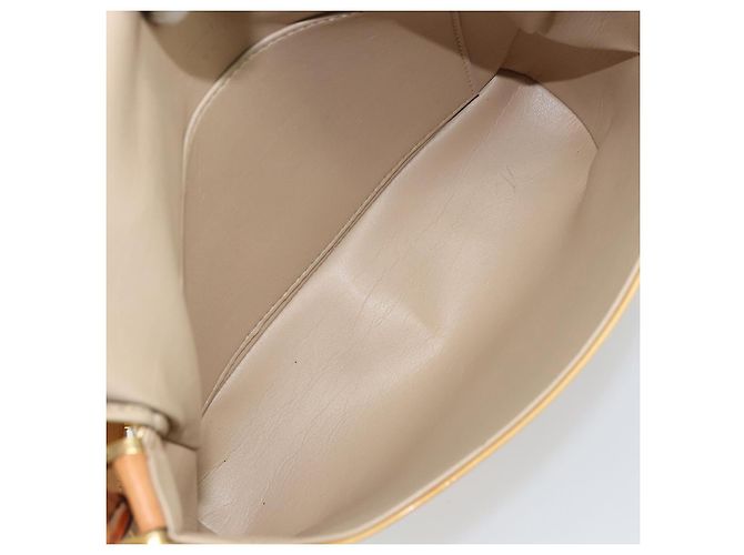 LOUIS VUITTON Borsa Thompson Street Monogram Vernis Beige M91301 LV Auth gh1403 - vista 11